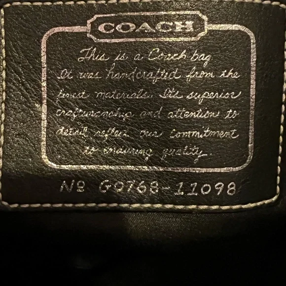 Coach black bag - Picture 8 of 11